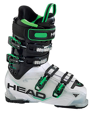 Head Adapt Edge 95 - transparent/black green
